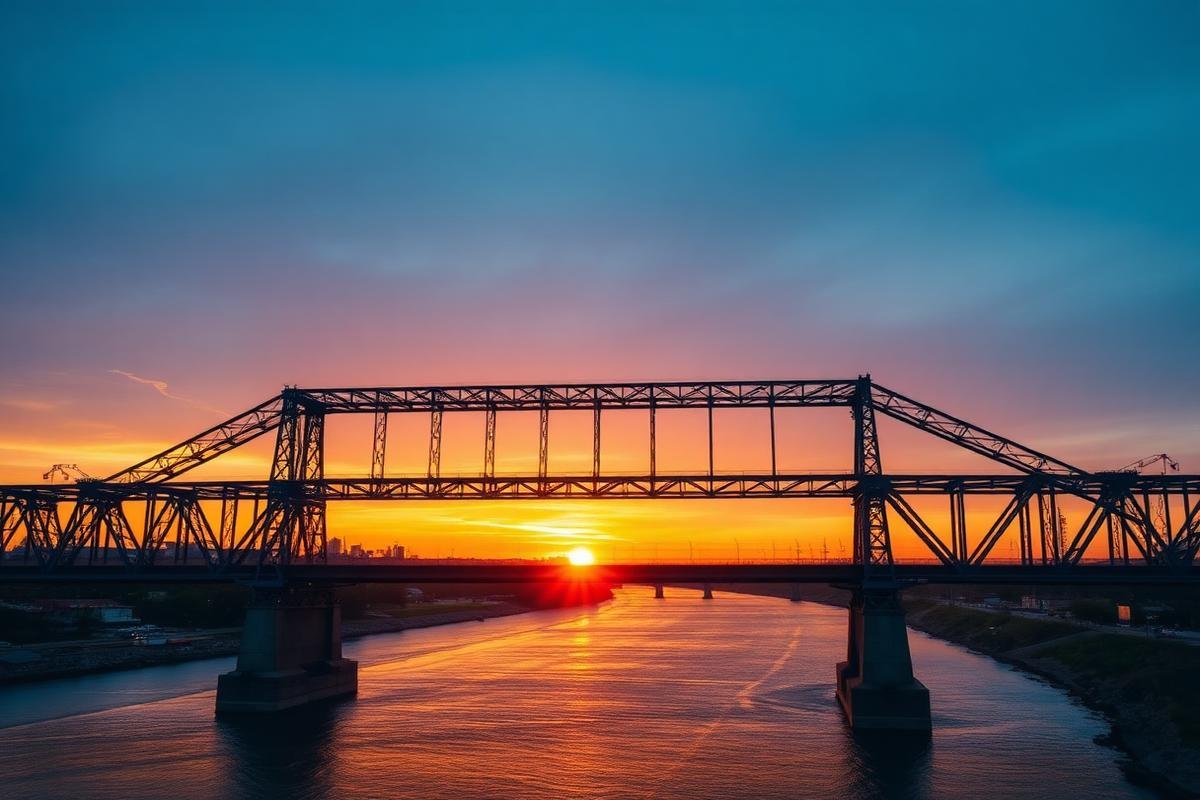 Steel bridge infrastructure